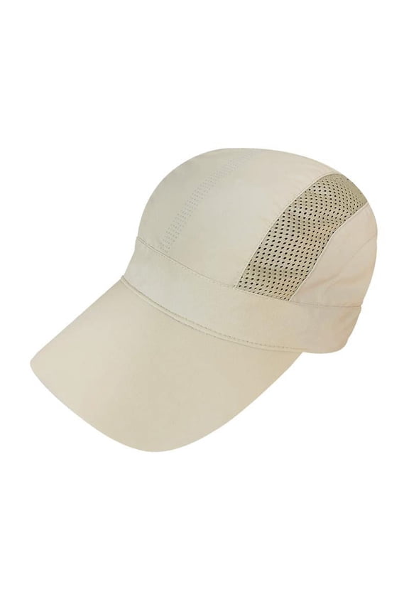 Augusta Adult Running Hiking Cap With Reflective Printing Beige
