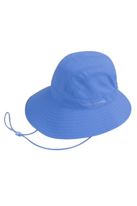 Costilla Wider Brim Bucket Sun Hat - Moisture Wicking, Lightweight, Packable Sun Protection UPF 50+, For Women