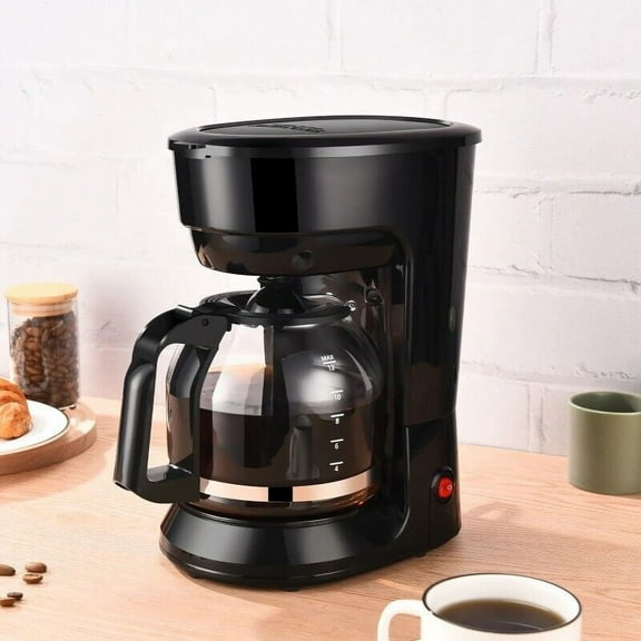 Kanvicart 12 Cup Coffee Maker Black, Drip Coffee Maker
