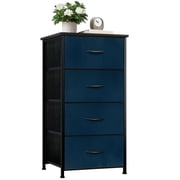 blue dresser walmart May in Color Large 3 Drawer Dresser Set of 2, Fluted Modern Tall Nightstand for Bedroom Living Room Entryway, Blue