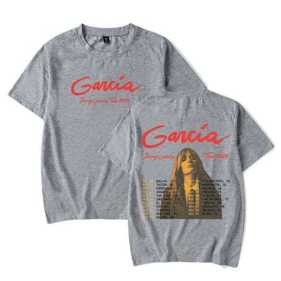 Kany Garcia 2024 Tour Merch T-Shirt Women Men Casual Crewneck Short Sleeve Fashion Tee