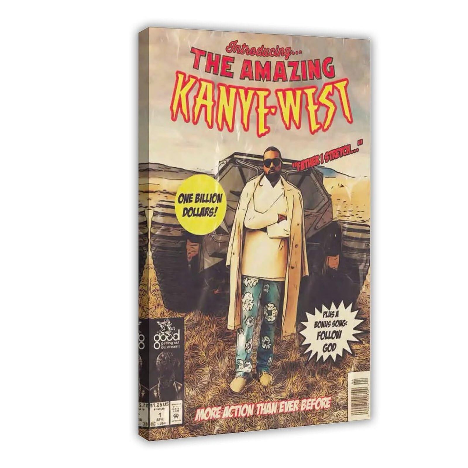 Kanye West Poster The Amazing Album Cover Posters Rap Music Poster Wall ...
