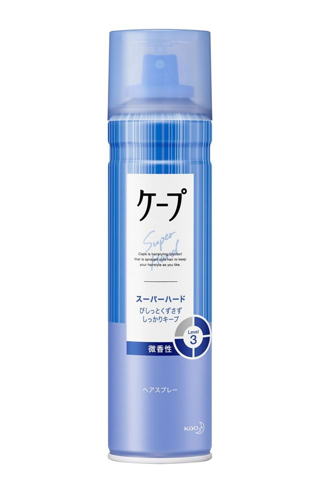 Kao Cape Super Hard Hair Spray Slightly Scented 180g