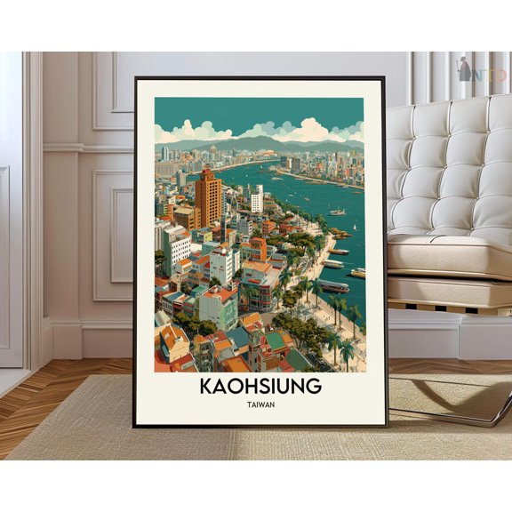Kaohsiung Taiwan Poster Unframed Paper Print