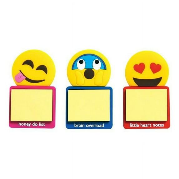 kaomoji emoji magnetic sticky notes 1 pk
