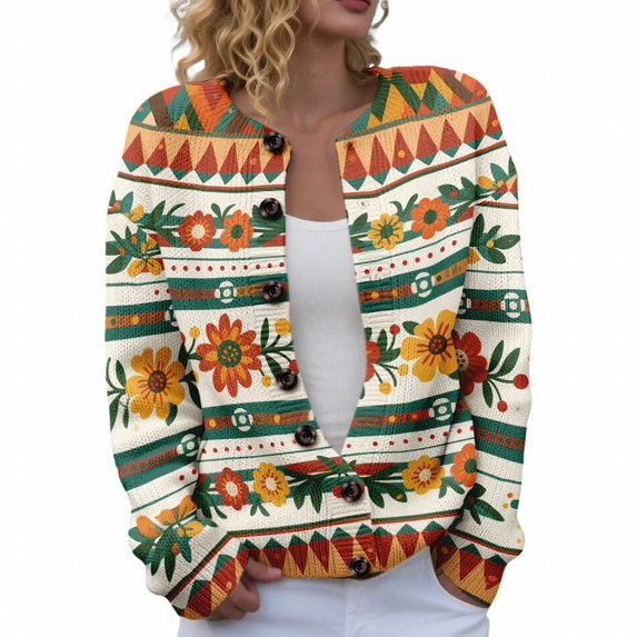 Kaondbfi Cardigan for Women, Button Down Cardigan Sweater Long Sleeve Sweaters Casual Trendy Fall Tops Coat Women's Winter Coat