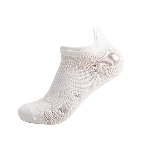 Kaondbfi Mens and Womens Daily Solid Color Thickened Socks Sweat Absorption Breathable Running Short Socks Unisex Socks