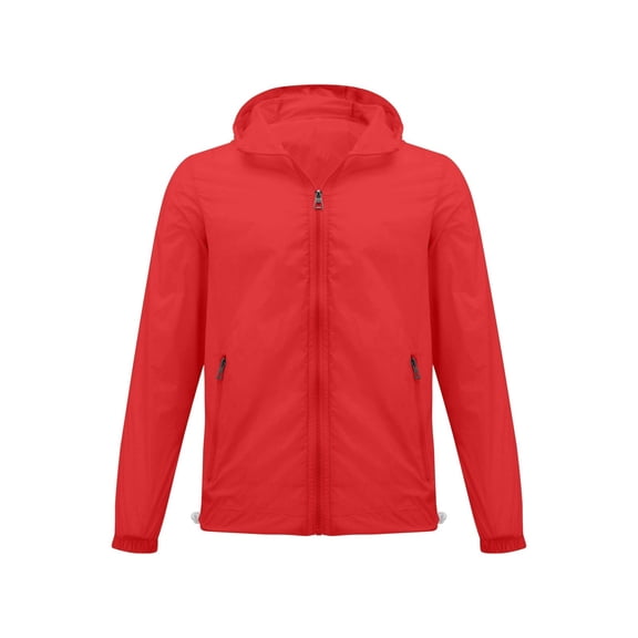 Kaondbfi Plus Size Coat for Men, Summer and Autumn Lightweight Windproof Outwear Solid Color Fluorescent Zipper Sunproof Jacket Mens Winter Coat