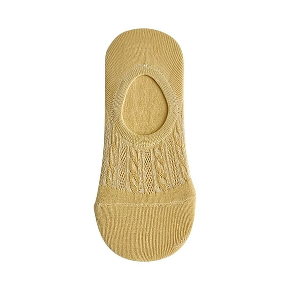 Kaondbfi Sock Slippers for Women No Show Socks for Women Cotton Mesh Ventilating Liner Socks No Slip Low Cut Socks for Sneakers