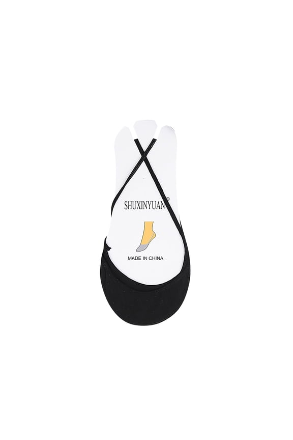 Sock Slippers for Women Summer Suspenders Cotton Socks High Heel Slippers Half Toe Socks Elastic Wicks Shallow Socks