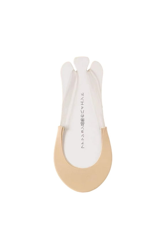 Sock Slippers for Women Toe Topper Socks Women Thin Liner Summer Socks Ultra Low Non Slip Hidden Cotton Nylon Socks for High Heels