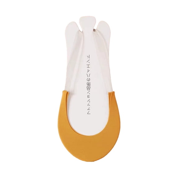 Kaondbfi Sock Slippers for Women Toe Topper Socks Women Thin Liner Summer Socks Ultra Low Non Slip Hidden Cotton Nylon Socks for High Heels