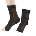 thumbnail image 1 of Kaondbfi Socks Comfortable Ankle Protection Heel Function Compression Heel Socks Unisex Socks, 1 of 3