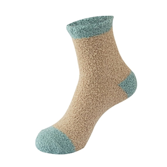 Kaondbfi Socks for Women Fuzzy Socks Cozy Winter Cabin Slipper Warm Fleece Soft Thick Comfy Socks