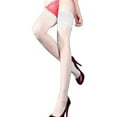thumbnail image 1 of Kaondbfi Stockings for Women Cheap Women Sheer Lace Top Thigh High Lingerie Stockings, 1 of 4