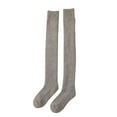 thumbnail image 1 of Kaondbfi Stockings for Women Knit Thigh High Socks Over The Knee High Leg Warmers Winter Long Stockings, 1 of 6