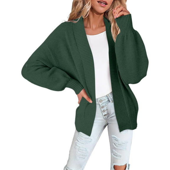 Kaondbfi Sweater Coat for Women, Cardigan Sweaters for Women Sleeve Womens Cardigan Sweaters Fall Winter Clothes Women's Winter Coat