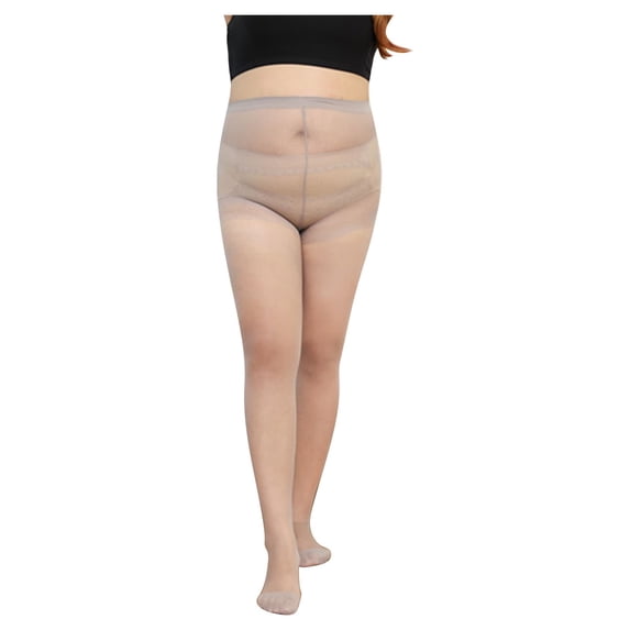 Kaondbfi Tights for Women Watermelon Crotch Breathable Stretch Thin Oversized Stockings
