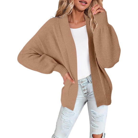 Kaondbfi Women's Sweater Coat, Cardigan Sweaters for Women Sleeve Womens Cardigan Sweaters Fall Winter Clothes Winter Clothing for Women