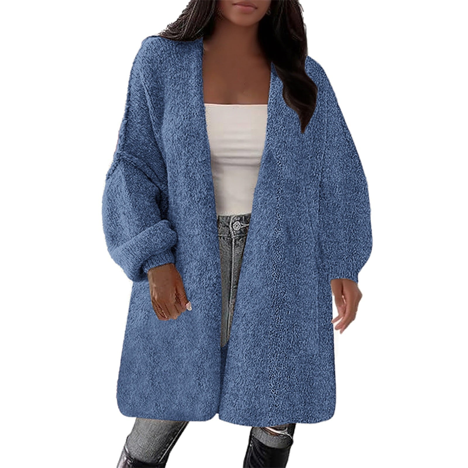 Kaondbfi Women's Sweater Coat, Long Cardigan Sweaters for Women Trendy ...