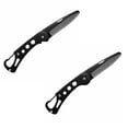 thumbnail image 1 of Kaonry 2pc Stainless Steel Comb, Stainless Folding Beard Comb Portable Multifunction Anti Static Fine to Medium Metal Hair Comb for Men Grooming Combing Hair Beard and Mustache Styling, 1 of 9