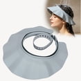 thumbnail image 1 of Kaonry Adjustable Waterproof Shampoo Cap Shield, Washing Shower Cap, Water Proof Washing Cap, Ear Shower Hat, Water Blocking Cap– Bpa-Free Soft Shower Cap With Eye & Ear Protection, Ideal, 1 of 7