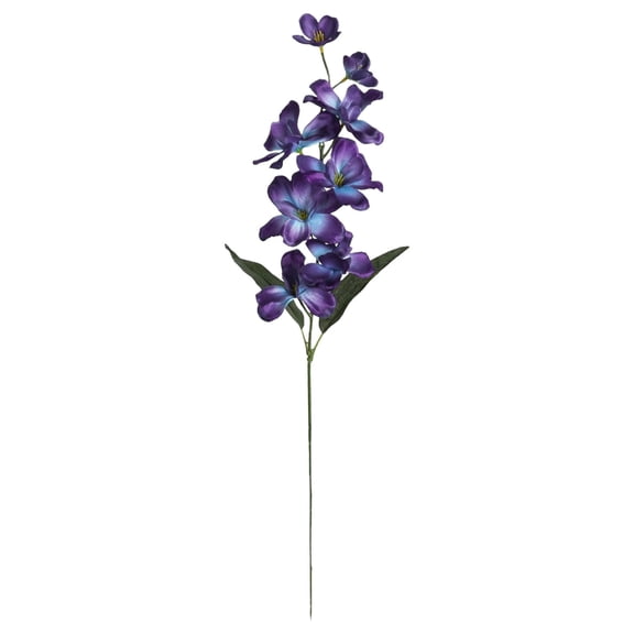 Kaonry Artificial Blue Orchid Home Decor Wedding Flowers, Elegant Violet Blue Orchid Decor: Perfect for Wedding Bouquets Corsages Boutonnieres and Restaurant Enhancements