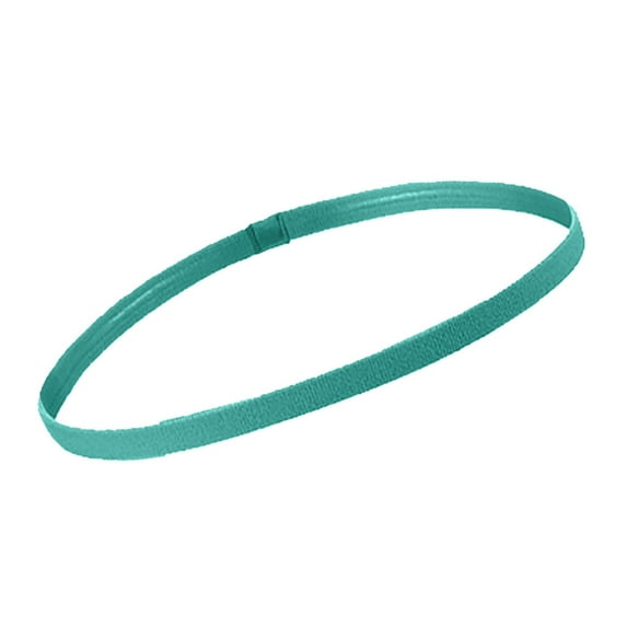 Kaonry Fitness Headband, Men'S and Women'S Sweat-Wicking Sports Headband, Dark Green., Striped Headband, Sports Hair Band Elastic Thin Headband Yoga Workout Headband