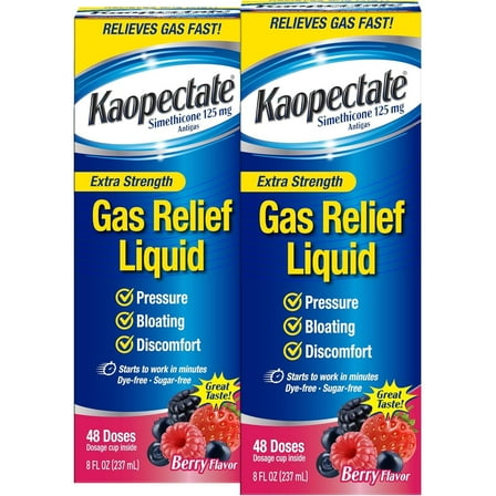 Kaopectate Gas Relief Liquid Twin Pack