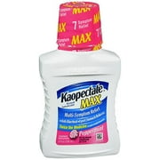 Kaopectate Max Multi-Symptom Relief for Diarrhea & Upset Stomach Relief, Peppermint, 8 Oz