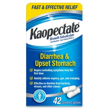 Kaopectate Multi-Symptom Anti-diarrheal and Upset Stomach Reliever, 42 Count