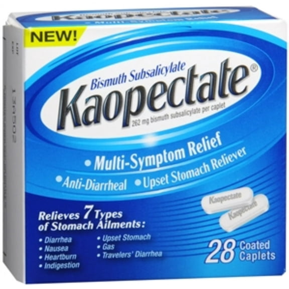 Kaopectate Multi-Symptom Relief Coated Caplets 28 ea