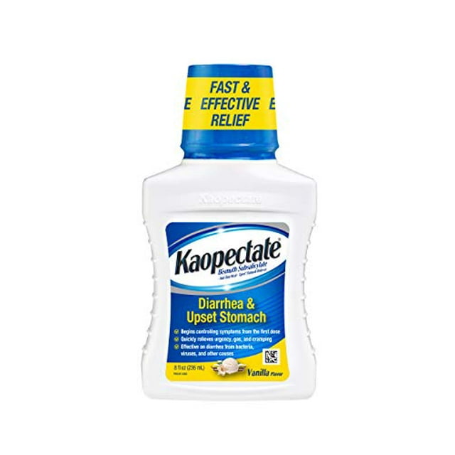 Kaopectate MultiSymptom Relief for Diarrhea Upset Stomach in Vanilla, 8 Fl Oz