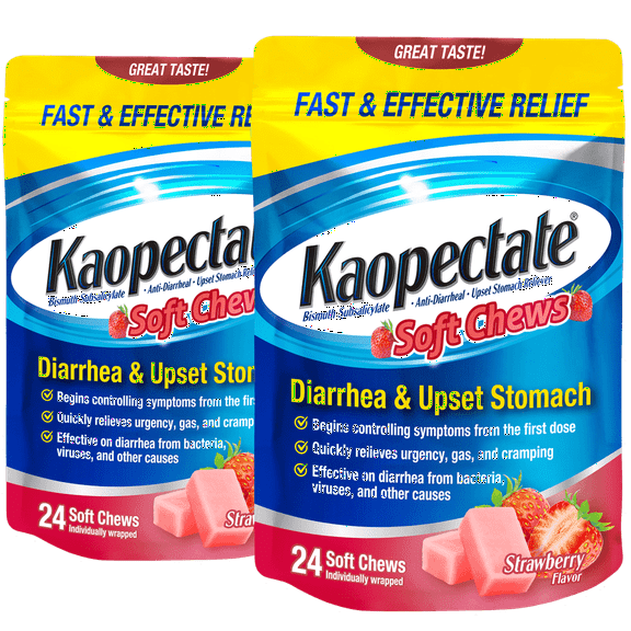 Kaopectate Soft Chews 2x24ct Twinpack