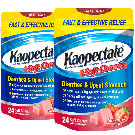 Kaopectate® Soft Chews 2x24ct Twinpack