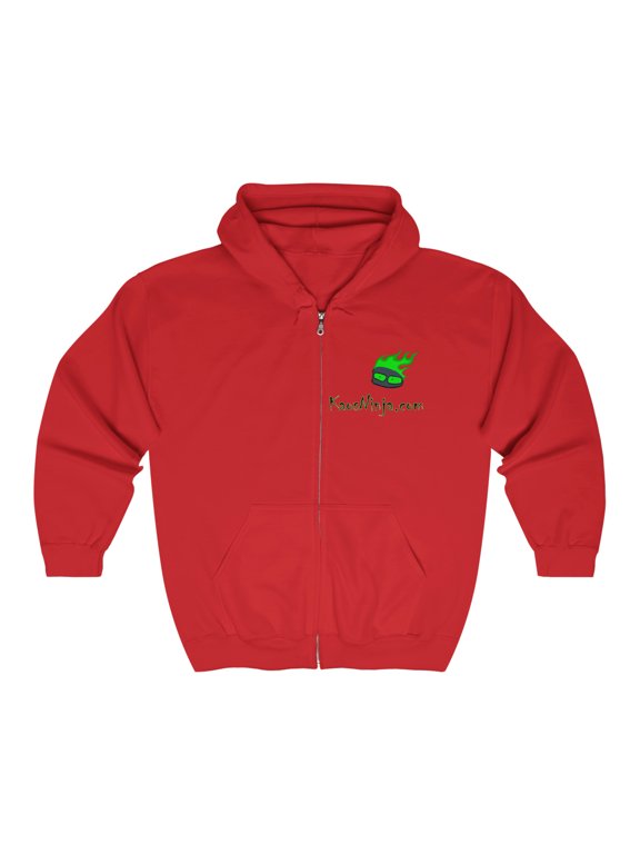 KaosNinja Full Zip Hooded Sweatshirt