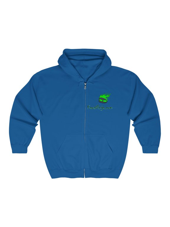 KaosNinja Full Zip Hooded Sweatshirt