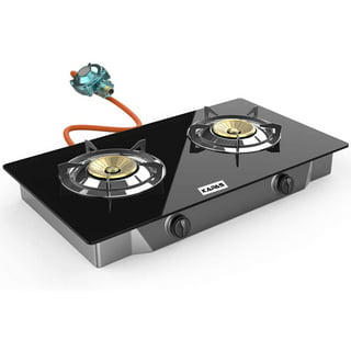 Gasone Gs-3900pb Dual Fuel Portable Stove 15,000BTU with Brass Burner Head, Dual Spiral Flame GAS Stove - Patent Pending