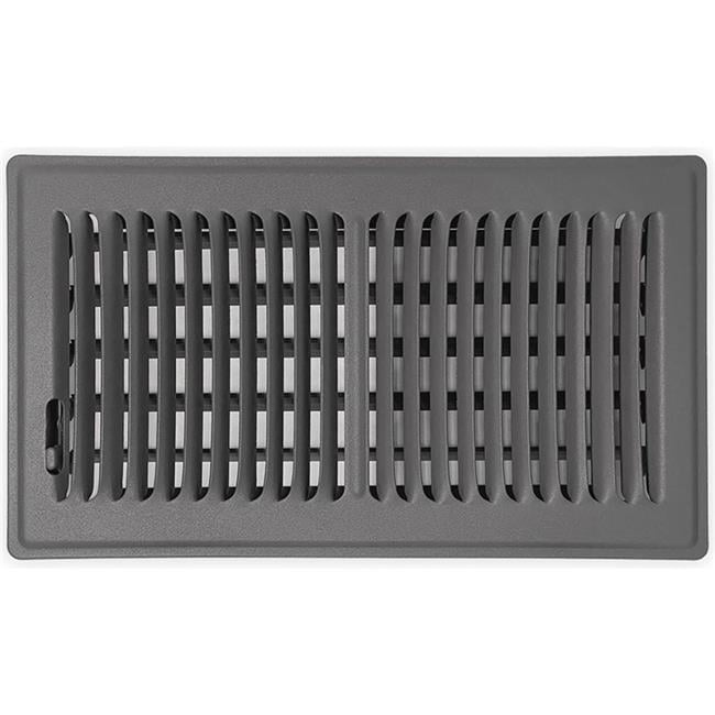 Kaper II -116944 B3122032 Speedi-Grille Floor Vent Register with 2 Way Deflection - Storm Gray - Floor - 6 x 10 in.
