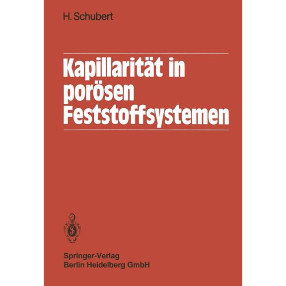 Kapillaritt in Porsen Feststoffsystemen, (Paperback)