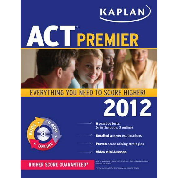 Pre-Owned Kaplan ACT 2012 Premier (Kaplan Act (Book & Online)) Paperback