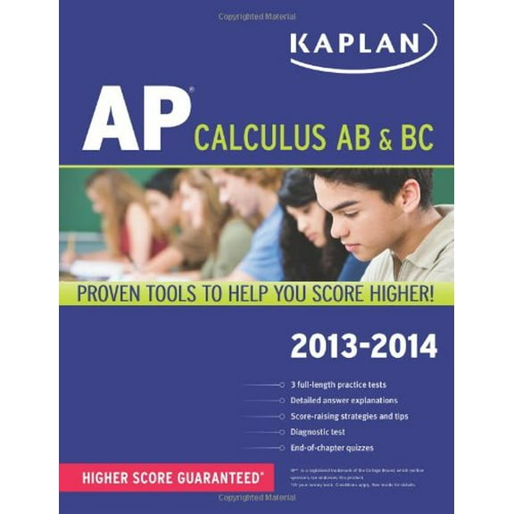 Pre-Owned Kaplan AP Calculus AB & BC 2013-2014 (Kaplan AP Series) (Paperback) 1609787137 9781609787134