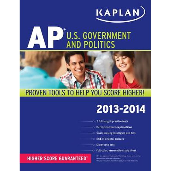 Pre-Owned Kaplan AP Series: Kaplan AP U.S. Government and Politics 2013-2014 (Paperback)