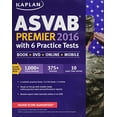thumbnail image 1 of Pre-Owned Kaplan ASVAB Premier 2016 with 6 Practice Tests: Book + Online [With DVD] (Paperback) 1625231385 9781625231383, 1 of 1