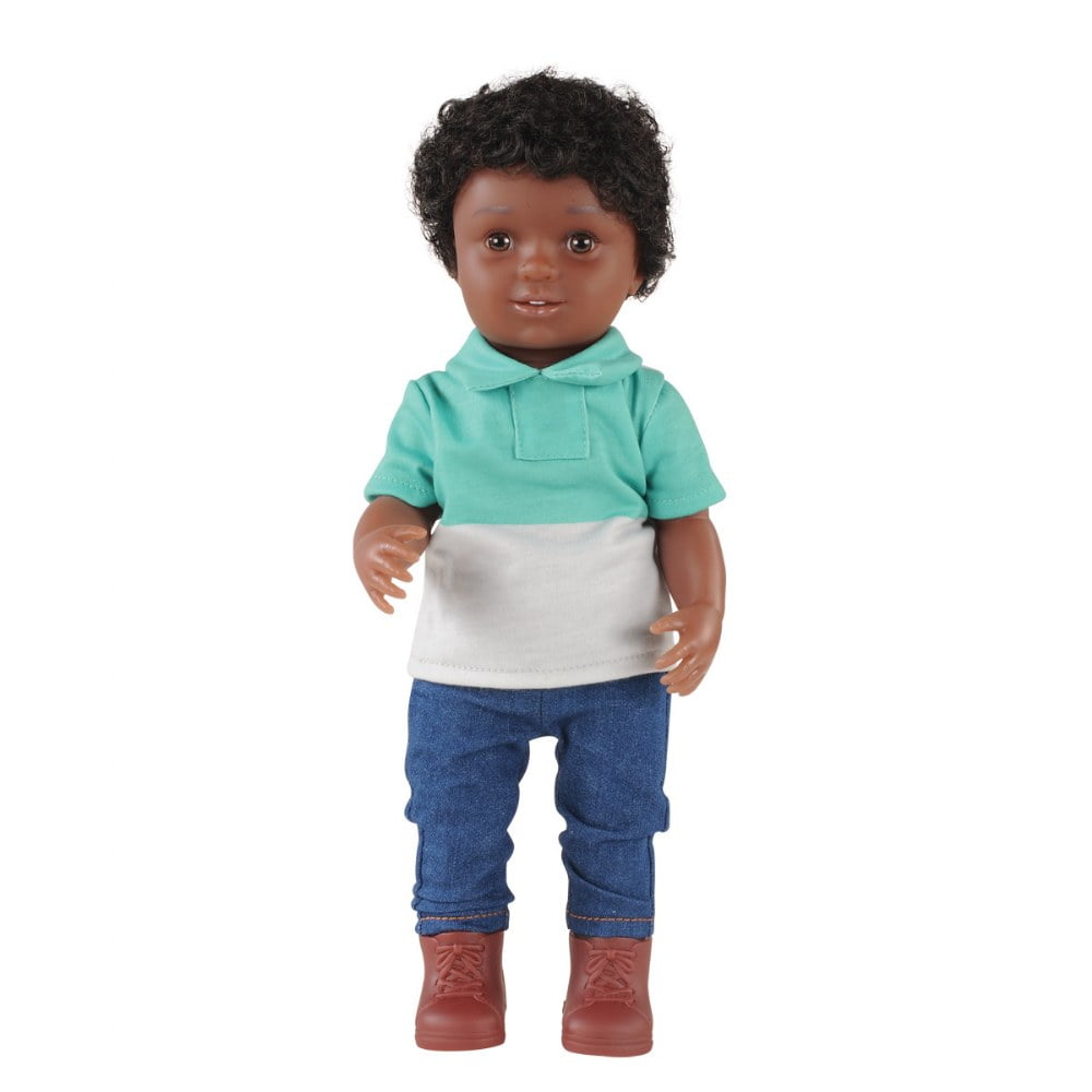 Kaplan Early Learning Company 13" Multiethnic Doll - African American Boy