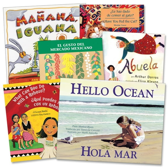 Kaplan Early Learning Company Bilingual Children's Paperback Books - Set of 6