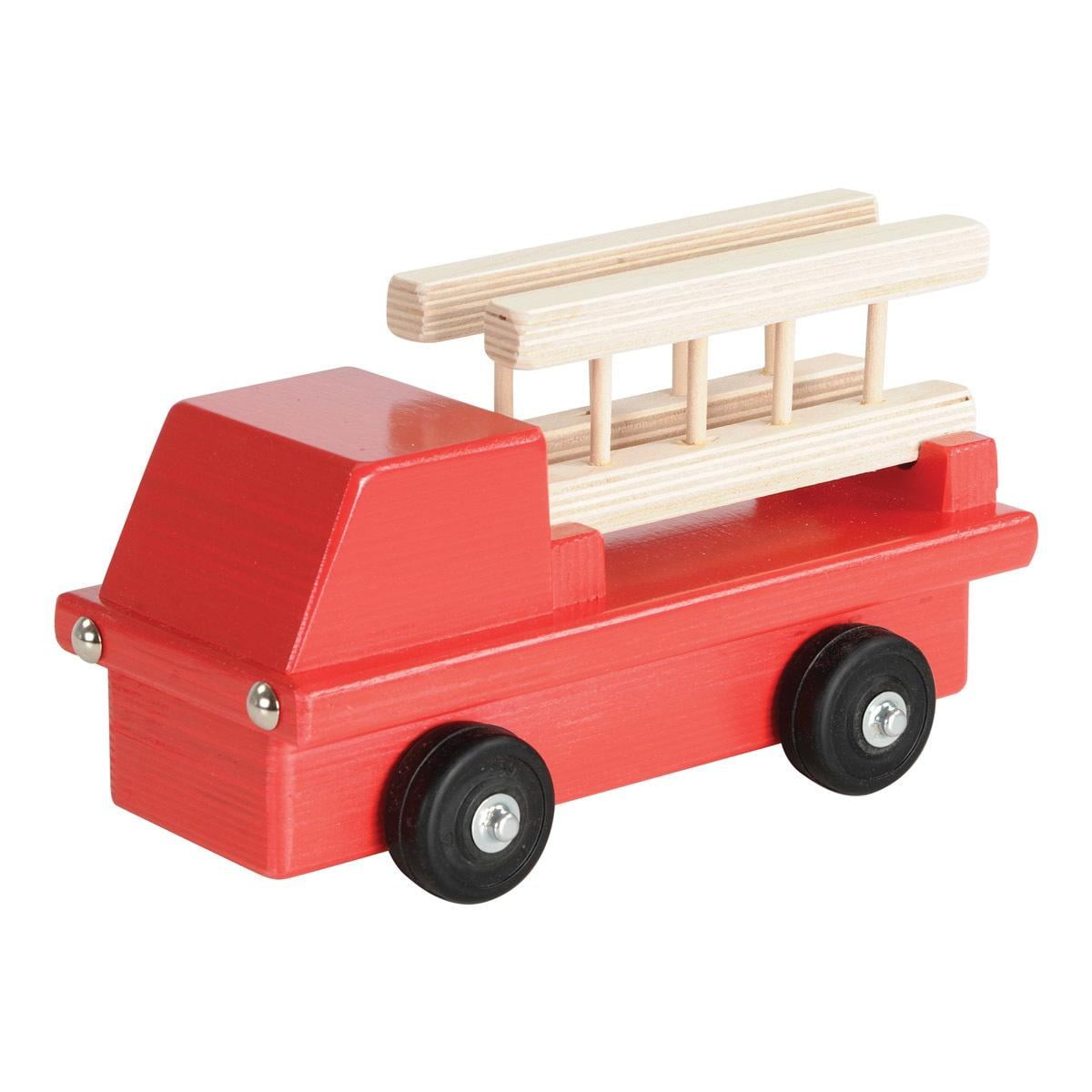 Kaplan Wooden Fire Truck Montessori School Play Vehicle