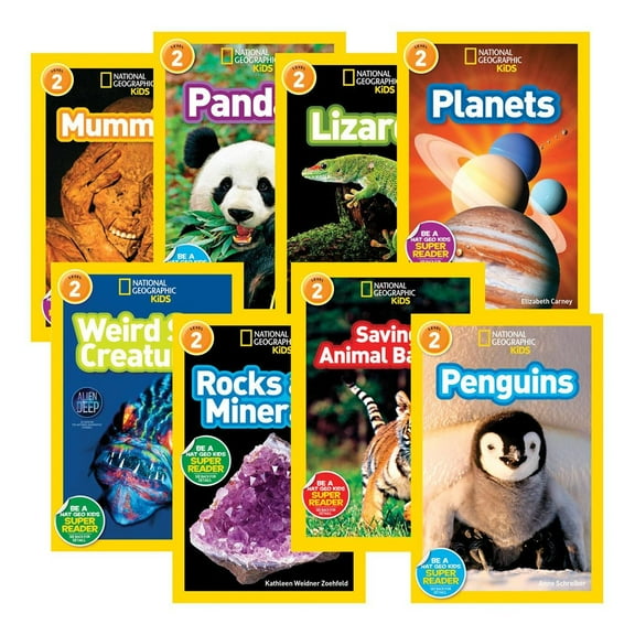 Kaplan Early Learning Company National Geographic Nonfiction Books - Level 2 - Set of 8