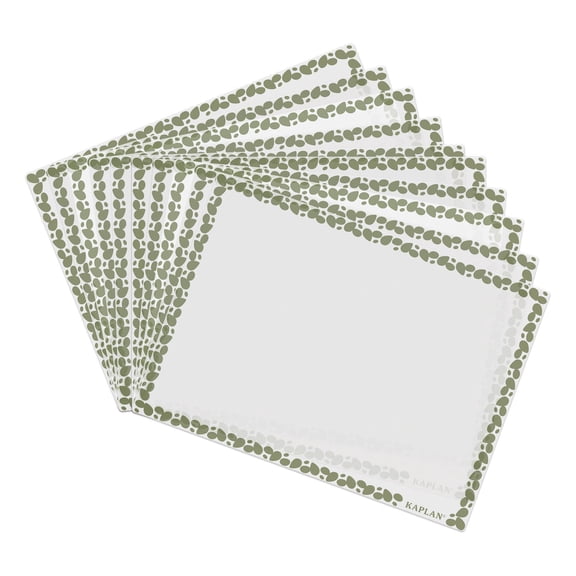 Kaplan Early Learning Company Tabletop Messy Mat - Set of 10