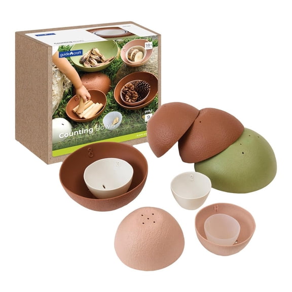 Kaplan Early Learning Company Counting Bowls - 9 Pieces